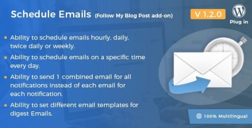 Follow Post – Schedule Emails Extension