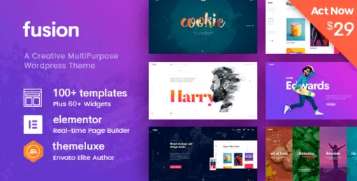Fusion – Creative Multi-Purpose WordPress Theme
