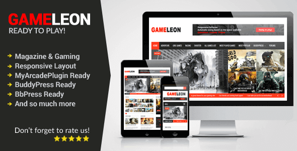 Gameleon – WordPress Arcade Theme Gameleon – WordPress Arcade Theme