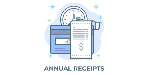 Give – Annual Receipts