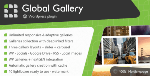 Global Gallery – WordPress Responsive Gallery