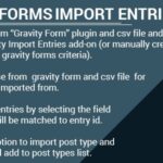 Gravity Forms Entries Import
