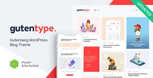 Gutentype | 100% Gutenberg WordPress Theme for Modern Blog