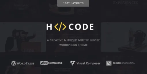 H-Code – Responsive & Multipurpose WordPress Theme