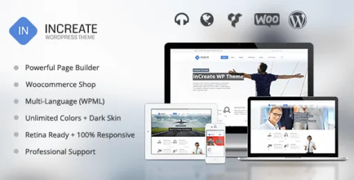 Increate – Responsive Multipurpose WordPress Theme