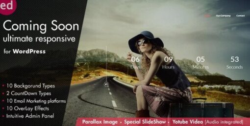 Coming Soon – Countdown Responsive WordPress Plugin