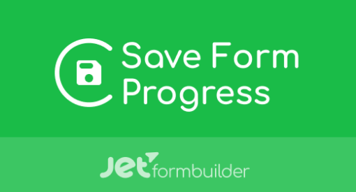 JetFormBuilder Save Form Progress