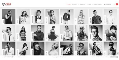 Julia – Talent Management WordPress Theme
