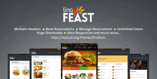 Linofeast – Restaurant Responsive WordPress Theme