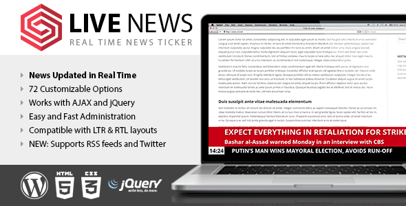 Live News – Real Time News Ticker Live News – Real Time News Ticker