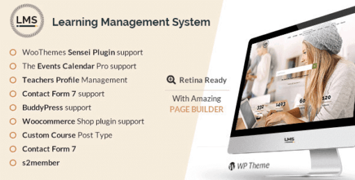Lms – Learning Management System Education Lms WordPress Theme