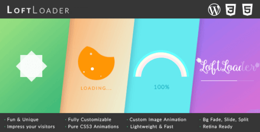 Loftloader Pro – Preloader Plugin For WordPress