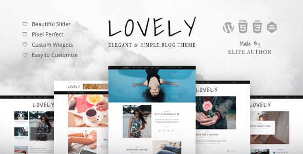 Lovely – Elegant & Simple Blog Theme Lovely – Elegant & Simple Blog Theme