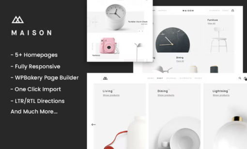 Apus Themes Maison – Minimalist eCommerce WordPress Theme