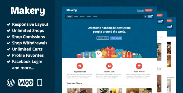 Makery – Marketplace WordPress Theme Makery – Marketplace WordPress Theme
