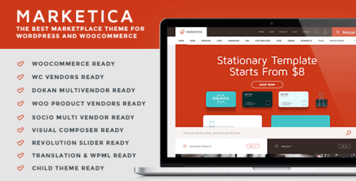 Marketica – Marketplace WordPress Theme
