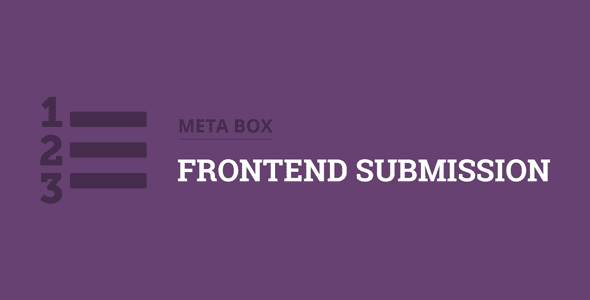 Metabox – Frontend Submission Metabox – Frontend Submission
