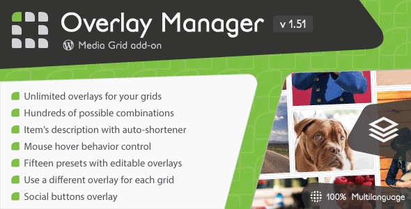 Media Grid – Overlay Manager add-on Media Grid – Overlay Manager add-on
