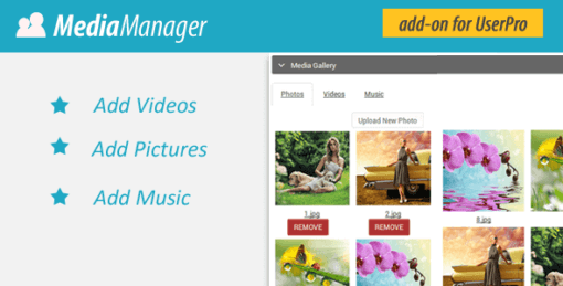 Userpro Media Manager