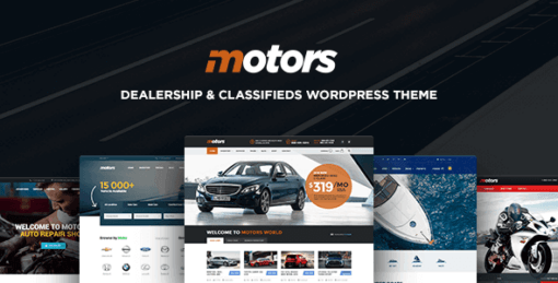 Motors – Car Dealership WordPress Theme (plugins included)