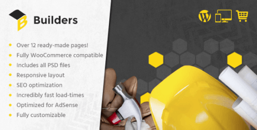 Builders – WordPress Theme For Construction Websites, Architectural Firms