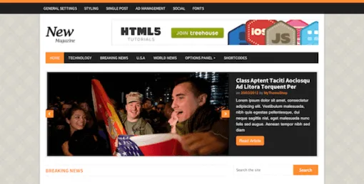 Newsmag – Three Column & Responsive WordPress Magazine Theme