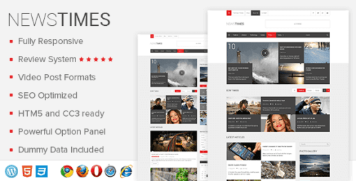 Newstimes – Premium WordPress News Theme