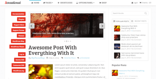 Sensational – Fully Responsive & Seo Optimized Magazine Wp Theme