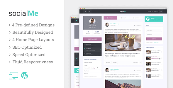 Socialme – Impress Visitors With A Fast Social WordPress Website Socialme – Impress Visitors With A Fast Social WordPress Website