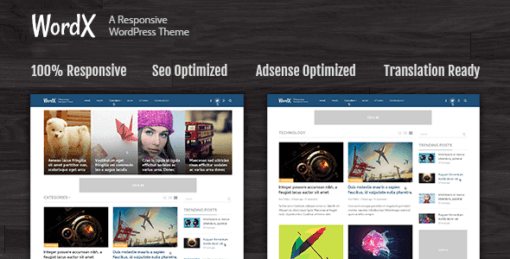 Wordx – WordPress Theme For Blogs And Online Magazines