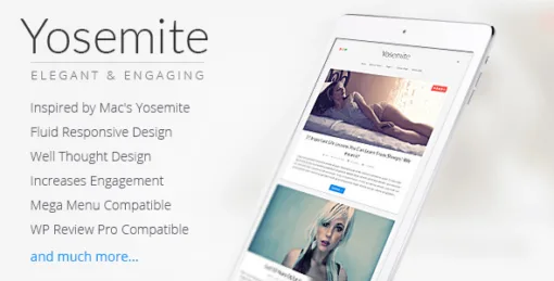 Yosemite – Beautiful Presonal WordPress Blog Theme