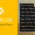 Nostalgia – Portfolio WordPress Theme