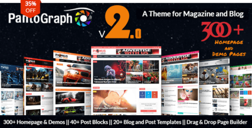 PantoGraph – Newspaper Magazine Theme