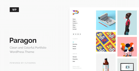 Paragon – Colorful Portfolio For Freelancers & Agencies Paragon – Colorful Portfolio For Freelancers & Agencies