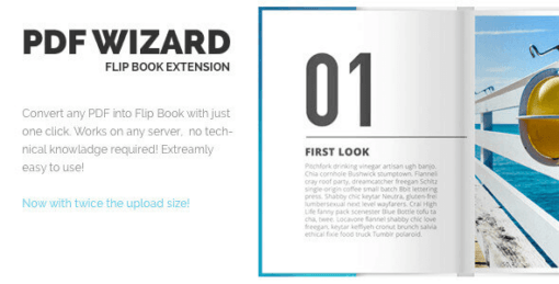 Pdf Wizard – Responsive Flipbook Wp Extension