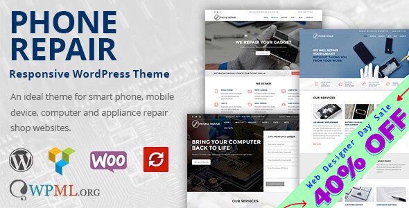 Phone Repair – Mobile, Cell Phone and Computer Repair WordPress Theme Phone Repair – Mobile, Cell Phone and Computer Repair WordPress Theme