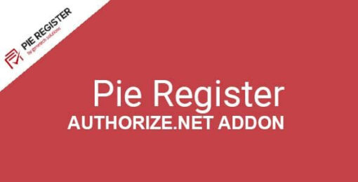 Pie Register (Add on) – Authorize.Net