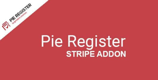 Pie Register (Add on) – Stripe