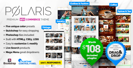 Polaris – Modern & Powerful Woocommerce Theme