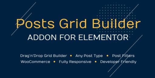 Posts Grid Builder for Elementor