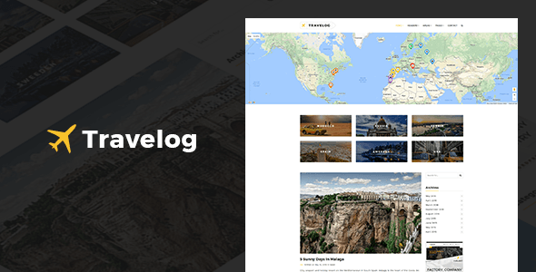Travelog – WordPress Theme For Travelers Travelog – WordPress Theme For Travelers