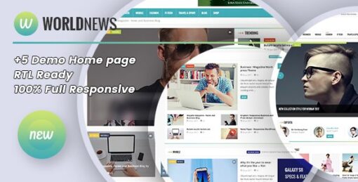 WorldNews – Magazine RTL Responsive WordPress BlogMagazine