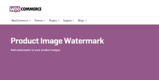 Woocommerce Product Image Watermark
