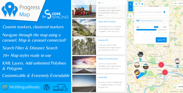 Progress Map WordPress Plugin Progress Map WordPress Plugin