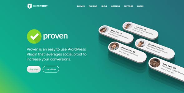 Proven – Social Proof WordPress Plugin Proven – Social Proof WordPress Plugin