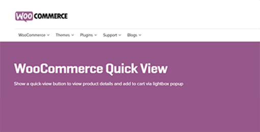 Woocommerce Quick View