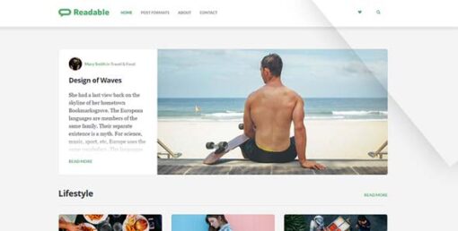 Readable – WordPress Theme for Bloggers, Journalists, Magazines and News Agencies
