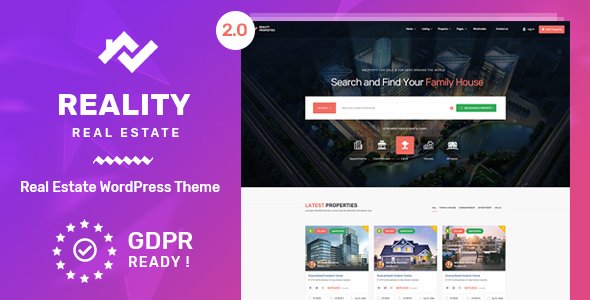 Reality | Real Estate WordPress Theme Reality | Real Estate WordPress Theme