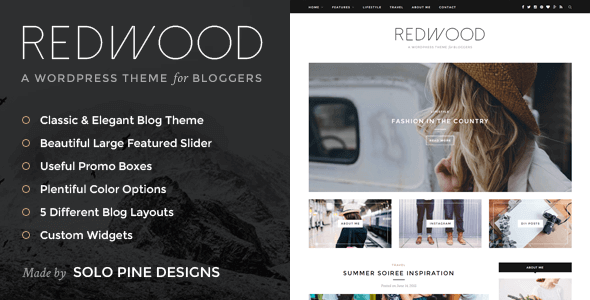 Redwood – A Responsive WordPress Blog Theme Redwood – A Responsive WordPress Blog Theme