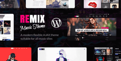 Remix – Music And Musician Ajax Wp Theme